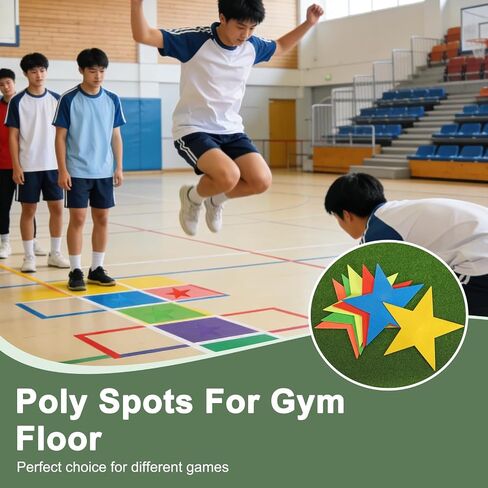 Spot Markers, Star Arrow Poly Spot Marker for Agility Training Floor Dots Non-Slip PE Equipment in Kuwait