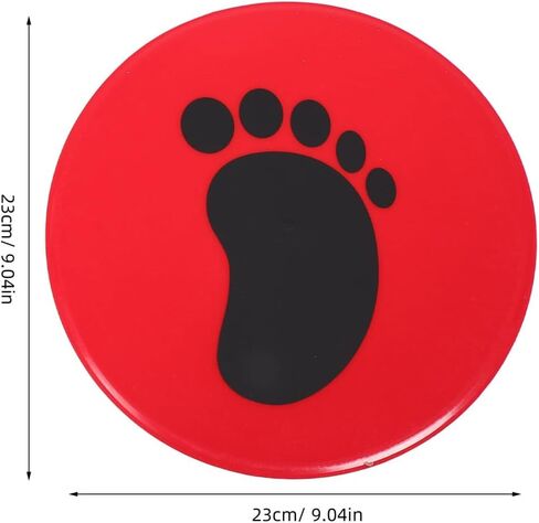 Totority Non Slip Floor Markers, 8-Pack Soccer Spot Markers Agility Dot, Training for Sensory Integration & Movement Guidance, Easy-Clean for Classrooms, Preschools & Youth Sports in Kuwait