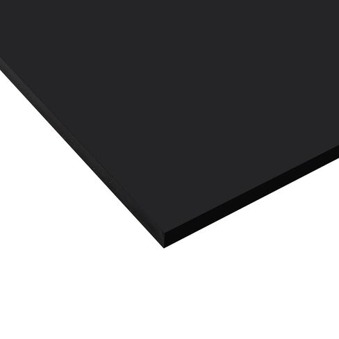 4 Pack Black ABS Plastic Sheet, 12 x 8 x 1/4 Inch, Moldable Thermoplastic Board for DIY, Signage, Handcrafts, Textured and Smooth Surface in Kuwait