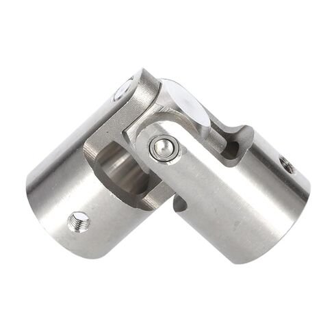 304 Stainless Steel Universal Joint Coupler 6/8/12/14/15/16/18/20/22mm Coupling 1Pcs(D32L85-16-Keyway) in Kuwait