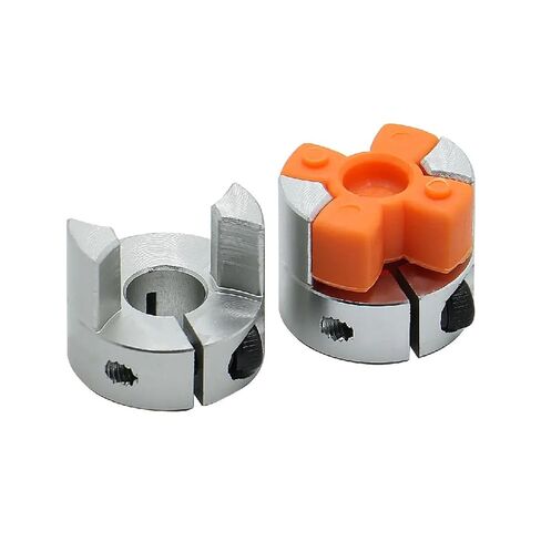Three Jaw D25L35 Coupler Aluminium Flexible Shaft Stepper Motor Connector 5/6/6.35/8/10/12/12.7/14mm 1Pcs(8x12.7) in Kuwait