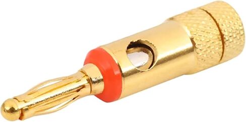 BTLIFE-Gold Plated Banana Plugs 12 Red 12 Black 4Mm 24 Pcs LL68-4BP1 in Kuwait