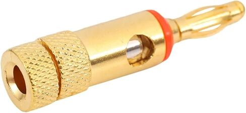 BTLIFE-Gold Plated Banana Plugs 12 Red 12 Black 4Mm 24 Pcs LL68-4BP1 in Kuwait