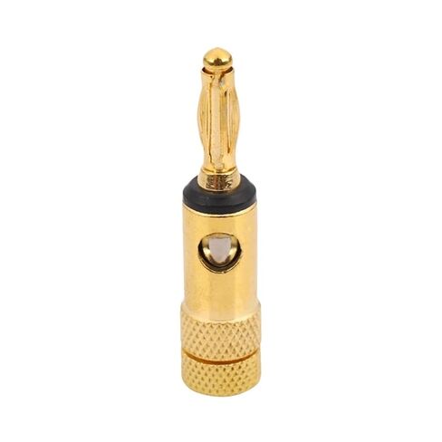 Hot-Gold Plated Banana Plugs 10 Red 10 Black 4Mm 20 Pcs LL68-4BP1 in Kuwait