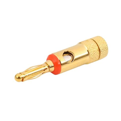 Hot-Gold Plated Banana Plugs 10 Red 10 Black 4Mm 20 Pcs LL68-4BP1 in Kuwait