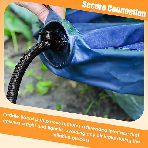 Vaveren Paddle Board Pump Adapter Set,Inflatable Air Pump Hose Replacement, Air Inflator Accessories for Swimming Rubber Boat Mat Electric SUP Pump Rafts Kayak in Kuwait