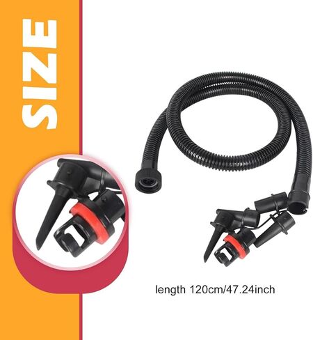 Vaveren Paddle Board Pump Adapter Set,Inflatable Air Pump Hose Replacement, Air Inflator Accessories for Swimming Rubber Boat Mat Electric SUP Pump Rafts Kayak in Kuwait