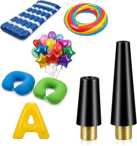 4Pcs Bike Pump Adapter Set, Air Pump Attachments & Air Pump Needle, Inflating Adapter Kit for Sport Balls Bicycles Inflatables in Kuwait