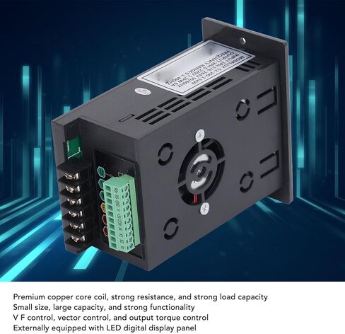 1.1kW Mini Motor Inverter Variable Frequency Drive Converter 1PH 176‑264V Input 3PH 0‑220V Output in Kuwait
