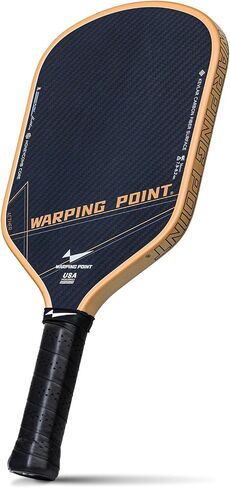 Point Point Aether Hybrid Hybrid Kevlar Pickleball Paddle مع 16 مم جديد Widecell Core ™ من أجل إعادة التثبيت المعززة ، سطح قشر Spinmax ™ للتحكم في الدوران المتفوق ، بناء سلس حراري للاستقرار in Kuwait