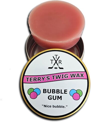 Terry's Twig Wax - Bubblegum (Extra Grip Hockey Stick Wax) for Hockey Blade Tape, Increased Puck Control, Stick Tricks Michigan, Water Resistant in Kuwait