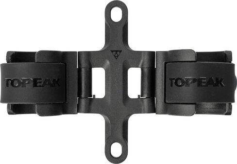 Topeak Cage Side Mount – Adjustable Accessory Mount for Bottle Cages, CO2 Cartridges & Mini Pumps, Fits Large Downtubes on MTBs & E-Bikes, Includes 16g & 25g CO2 Holders (TCM05) | bike-water-bottle-cages in Saudi Arabia
