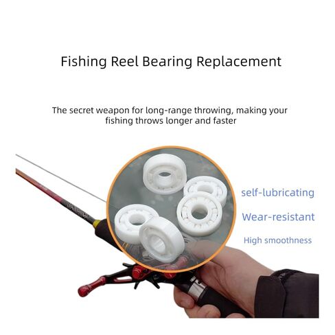 5Pcs MR63 Full Ceramic Bearing 3x6x2.5 mm ABEC-9 Full Zro2 Ceramic Zirconia Bearing for Fishing Reel in Kuwait