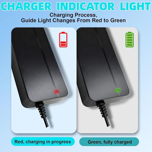 54.6V 2A 7 in 1 Universal Ebike Scooter Charger for 48V 13S Lithium Battery Compatible with Segway Jetson Ninebot Gotrax Razor Bird Sisigad Hiboy Fast Charging, Overcharge Protection, SGS Certified in Kuwait