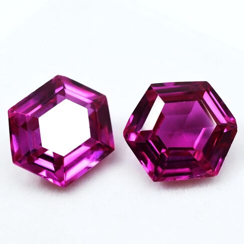 Untreated 16 to 18 Ct CERTIFIED Natural FANCY CUT Pink SAPPHIRE Gemstone Pair in Kuwait
