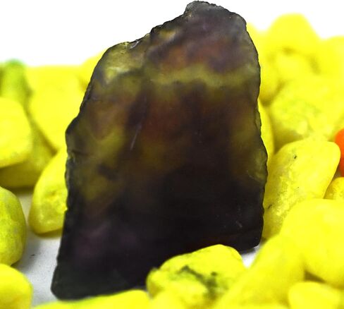 Uncut Rough Natural Multi Color Fluorite 64.05 Ct CERTIFIED Earth Mined Gemstone in Kuwait