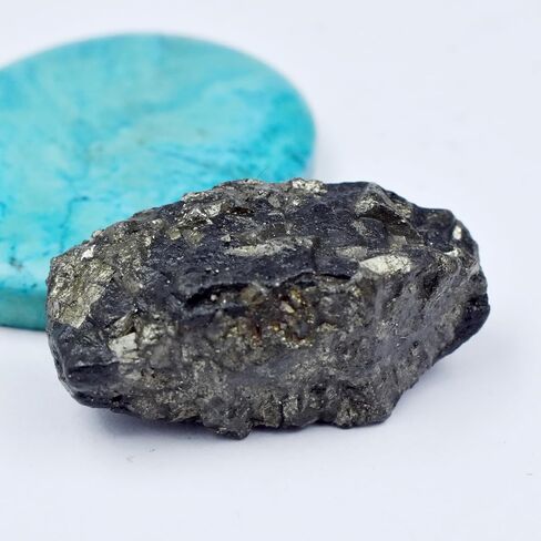 Natural Mineral Pyrite Crystal Uncut Raw 75.65 Carat Loose Gemstone CERTIFIED in Kuwait