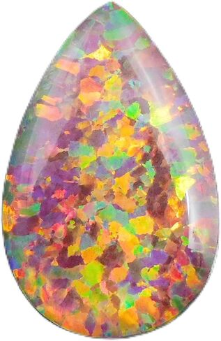 10.90 Ct Natural CERTIFIED Boulder Opal Pear Cut Rare Ring Size Loose Gemstone in Kuwait