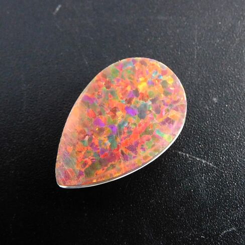 10.90 Ct Natural CERTIFIED Boulder Opal Pear Cut Rare Ring Size Loose Gemstone in Kuwait