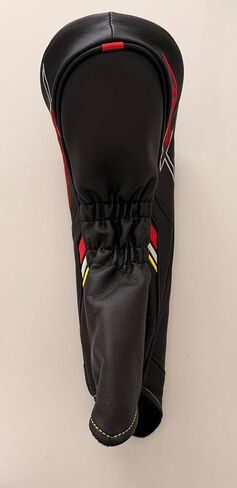 غطاء رأس جلدي جديد كوبرا 2024 Air X Driver - غطاء أسود/أحمر in Kuwait