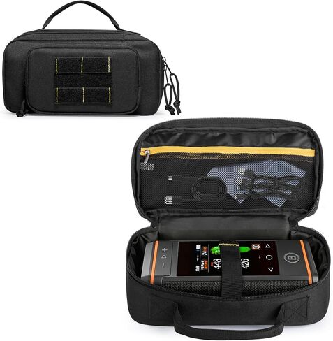 CURMIO Carrying Case Compatible with Bushnell Golf Wingman HD GPS Speaker | Golf Rangefinder Audio Speaker Holder, Adjustable Fixing Belt, Compact Size, Tactical Design, Protective Organizer, Outdoor in Kuwait