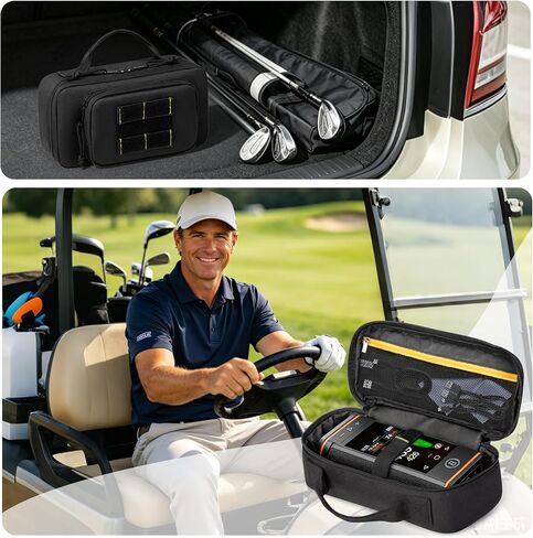 CURMIO Carrying Case Compatible with Bushnell Golf Wingman HD GPS Speaker | Golf Rangefinder Audio Speaker Holder, Adjustable Fixing Belt, Compact Size, Tactical Design, Protective Organizer, Outdoor in Kuwait