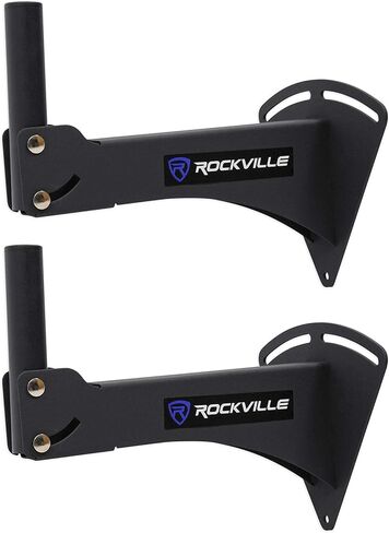 Pair Rockville Adjustable PA Wall Mount Brackets Compatible with Yamaha CBR12 Speakers in Kuwait