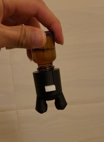 Generic AstrocapsNY Popper Topper Leakproof Aroma Bottle Cap - Black USA Sized 19.5mm Thread in Kuwait