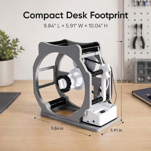 THOUSANDSUNNY 3D Filament Respooler، لفافة بكرة خيوط كهربائية صناعية عالمية مع بدء وإيقاف ذكي لبكرات 2.2 رطل in Kuwait