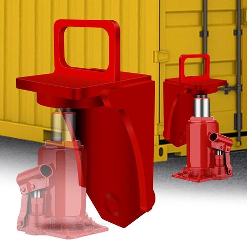 Shipping Container Jack, Bottle Jack Accessories, Container Jack Lugs, Duty Shipping Container Jack Lug with U-Shaped Handle (red) in Kuwait