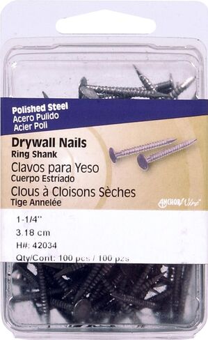 The Hillman Group 42034 Ring Shank Drywall Nails, 100-Pack in Kuwait