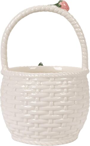 Creative Co-Op Stoneware Strawberry Basket Container in Kuwait