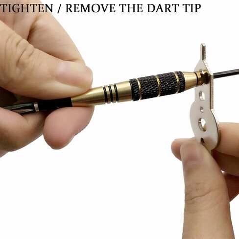 Steel Dart Tips – Premium Dart Flight Accessories for Steel Tip Darts with Points, Replacement Wrench, O-Rings, Sharpening Stone in Kuwait