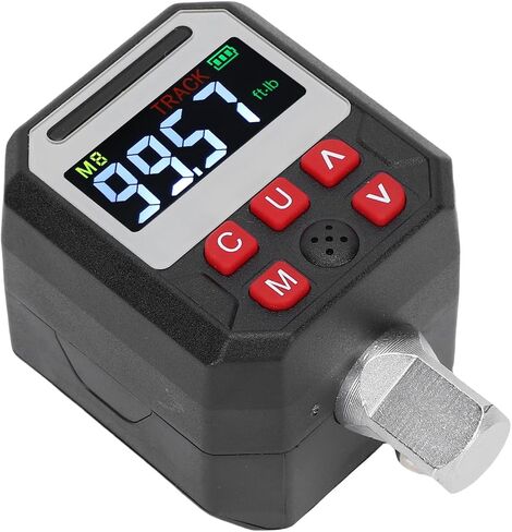 محول عزم الدوران الرقمي 1/2 محرك، محول مفتاح عزم الدوران، عداد رقمي مع طنان، إشعار فلاش LED و9 قيم محددة مسبقًا، مثالي للسيارات والصيانة الصناعية in Kuwait