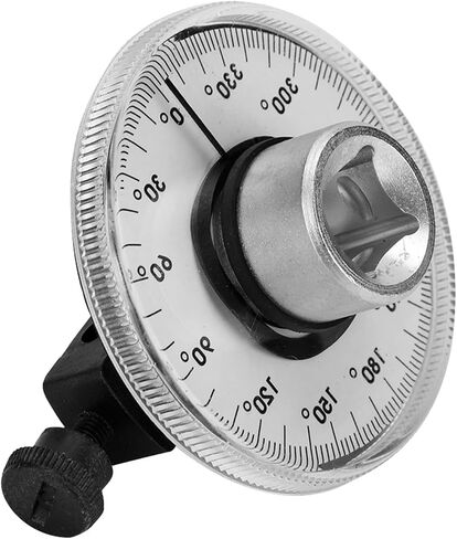 Adjustable 1/2" Drive Torque Angle Gauge Wrench Set, Steel Construction, 2 - Pack - Accurate Degree Dial, Holding Rod Stability, Garage and Car Repair Tool in Kuwait