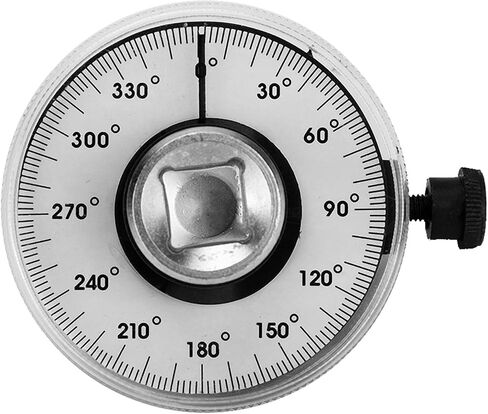 Adjustable 1/2" Drive Torque Angle Gauge Wrench Set, Steel Construction, 2 - Pack - Accurate Degree Dial, Holding Rod Stability, Garage and Car Repair Tool in Kuwait