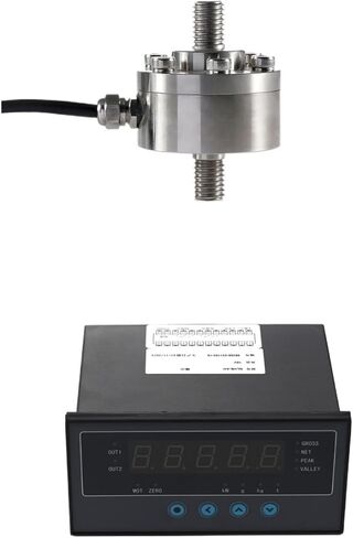 Load Cell Sensor with Indicator Display Compression Force Weight Pressure 50KG 100KG 200KG 300KG 500KG 1T 2T(1T and Indicator) in Kuwait