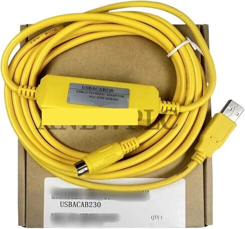 1pcs USBACAB230 USB-ACAB230 USB-DVP USB to RS232 DVP ES/EX/EH Series PLC Sensor(USB-ACAB230) in Kuwait