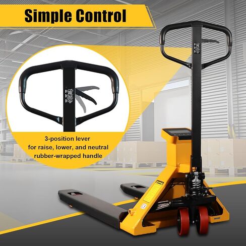 شاحنة البليت بمقياس APOLLOLIFT، شاحنات رافعة البليت اليدوية الهيدروليكية بسعة 5500 رطل، شوكات مقاس 27.7 بوصة × 45 بوصة in Kuwait