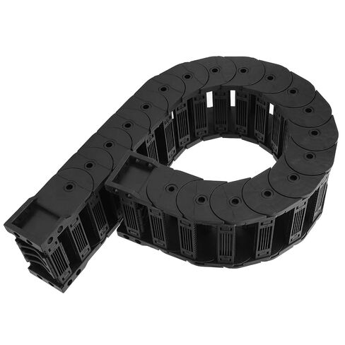Low Noise Cable Drag Chain, Nylon 66 Full Enclosed Cable Chain 1M for CNC Router Electronic Industrial Machine (D35*50 1m in Length) in Kuwait