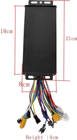 NBPOWER 72V 40Amax وحدة تحكم محرك تيار مستمر بدون فرش وحدة تحكم Ebike + 72V SW900 شاشة LCD مجموعة واحدة، تستخدم لمجموعة الدراجة الإلكترونية، مجموعة تحويل الدراجات الكهربائية، قطع غيار الدراجات الكهربائية وملحقاتها. in Kuwait