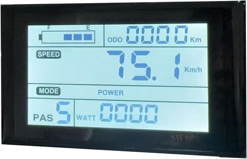 NBPOWER 72V 40Amax وحدة تحكم محرك تيار مستمر بدون فرش وحدة تحكم Ebike + 72V SW900 شاشة LCD مجموعة واحدة، تستخدم لمجموعة الدراجة الإلكترونية، مجموعة تحويل الدراجات الكهربائية، قطع غيار الدراجات الكهربائية وملحقاتها. in Kuwait