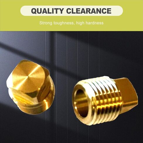 2 Pack 1/2 Inch NPT Solid Brass Boat Drain Plugs Garboard Drain Plug Fits Most Boat Hulls Livewell Lawn Roller Replacement Plugs Marine Accessories in Kuwait