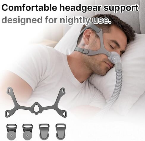 CPAP Headgear Frame with Magnetic Clips for Wisp Nasal Mask, Compatible Headgear and Frame for Wisp Replacement Set, CPAP/Bipap Supplies and Accessories. in Kuwait