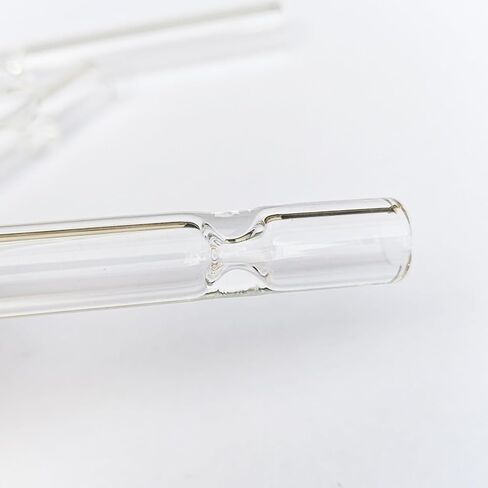 6 Pcs of Borosilicate Glass Tubes, 4 Inches Long/12 mm Outer Diameter/2 mm Thick-Walled Tubes, With 2 Cleaning Brushes, Blown Gglass Tubes in Kuwait