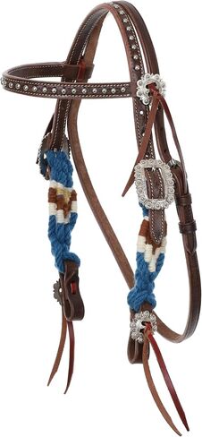 Showman Pony Mountain View Mohair Browband Headstall & Breast Collar Set in Kuwait