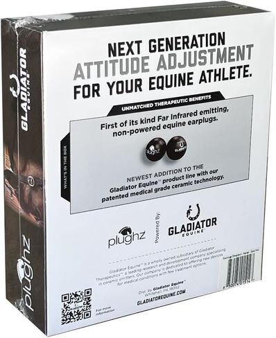 Plughz® Gladiator Equine Ear Plugs, Full/Horse Size, Dimpled in Kuwait