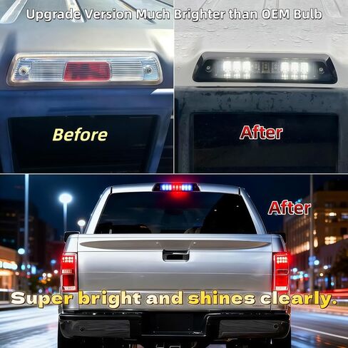 ضوء الفرامل الثالث LED متوافق مع 2009 2010 2011 2012 2013 2014 Ford F150 ضوء الفرامل الثالث، لسيارة Lincoln Mark LT 2010-2014، ضوء إيقاف عالي التركيب في المنتصف، AL3Z13A613E in Kuwait