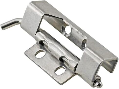 304 Stainless Steel Irregular Hinge Suitable Industrial Machinery Cabinets 1Pcs(90mmX27.5mm) in Kuwait