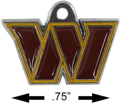 Siskiyou Sports NFL Washington Commanders Huggie Hoop Earrings, Team Colors, One Size in Kuwait